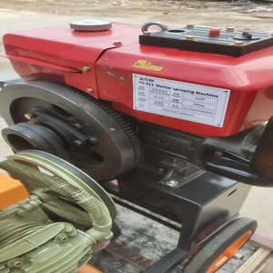 Pompe à plâtre robuste à moteur <span class=keywords><strong>diesel</strong></span> pour une pulvérisation précise sur les surfaces en béton et en briques - Product Image 1