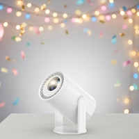 Mini-projecteur Ready Goods Turn1 sans fil WiFi LCD portable pour la maison, vidéo intelligente, écran miroir, 200 ANSI, Android 14