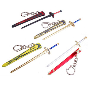 Llavero de Metal de 12 cm con Modelo de Espada de Anime, Zoro Fate Night, Decoración para Bolsos - Product Image 1