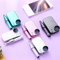 Vente en gros de polisseuse à ongles à moteur sans balai rechargeable professionnelle Affichage LED 18000 tr/min Perceuse à ongles américaine à faible bruit