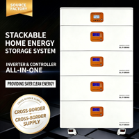 Système intégré de batterie de stockage solaire résidentiel 60 PV empilable IP65 avec communication CAN
