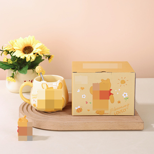 漫画ウィニーミッキーマウス磁器ビッグベリー450mlカップビジネスプロモーションギフトでギフトボックスパッケージ - Product Image 6