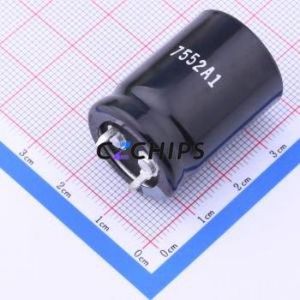 Condensateur électrolytique en aluminium à encliquetage 250MXG330MEFCSN22X30, composant traversant THT, D22xL30mm 330uF 20% 250V 10mm - Product Image 2