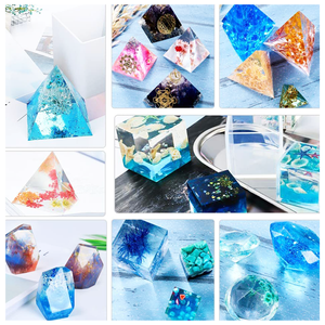 Kit de Inicio para Hacer Joyería de Resina de Silicona Personalizada con Moldes de Cristal y Flores Secas - Product Image 4