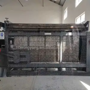 Chinese factory heavy duty stone cage box machine gabion cage stone filling machine