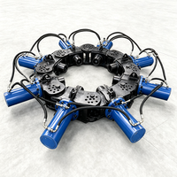 Cisaille hydraulique à prix d'usine pour pieux, machine de démolition de pieux montée sur excavatrice pour la construction de fondations de ponts et autoroutes