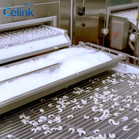 Congélateur Commercial à Fluidisation avec Écran Tactile PLC, Machine de Congélation IQF à Lit Fluide Haute Capacité Personnalisable pour Aliments Surgelés