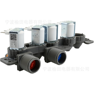 โซลินอยด์วาล์วทางเข้า DC12V 4 ทาง พร้อมไฟแสดงสถานะสีแดงน้ำเงิน สำหรับควบคุมระบบน้ำ - Product Image 3