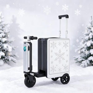 Valise Scooter FUTURE JOY Série Arbre de Noël avec Port USB, Homologuée <span class=keywords><strong>Cabine</strong></span>, Couleur Personnalisable, Vente Directe Usine, <span class=keywords><strong>Bagage</strong></span> <span class=keywords><strong>Cabine</strong></span> à Roulettes - Product Image 1