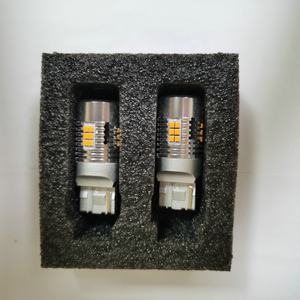 T20 1157 7443 Led 전구 오렌지 옐로우 앰버 레드 라이트 브레이크 전구 Led 4014 높은 밝기 신호 빛 - Product Image 3