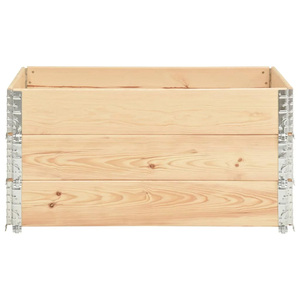 Potager surélevé en <span class=keywords><strong>bois</strong></span> de cèdre VERTAK 120x80x19cm, épaisseur 1,4cm, lit de culture en <span class=keywords><strong>bois</strong></span> naturel <span class=keywords><strong>pour</strong></span> semis et herbes aromatiques - Product Image 2