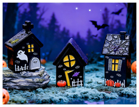 Figurine 3d Jouet KidsAccessories Kit Stone Cottage Dollhouse DIY fairy Garden Craft Miniature House Car Building Boat Farm Animal