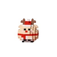Jouets de Noël DIY, cadeaux, décorations, chaussettes, ornements d'arbre, briques nano, jouets de train, ensembles de blocs de construction, jouets pour enfants
