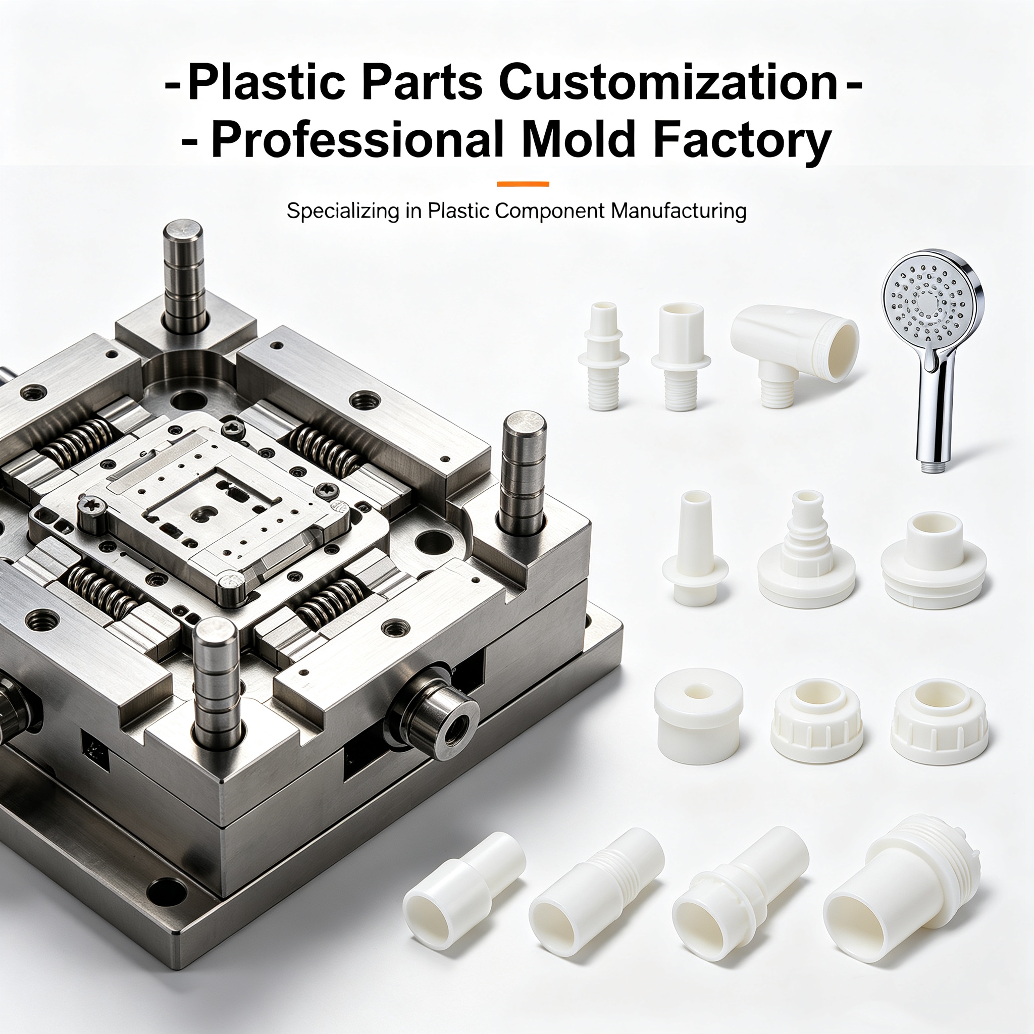 Custom Mould Development For ABS PA POM Engineering Plastics With OEM Support
