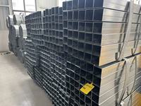 Tube rectangulaire galvanisé de 5x8 pouces pour poutre de rayonnage à palettes lourdes