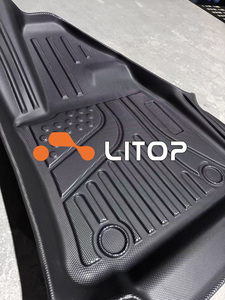 พรมปูพื้นรถ5D บุรองทุกสภาพอากาศสำหรับกระบะ2025 BYD SHARK 6แผ่นบุรองนอนกันลื่น - Product Image 4