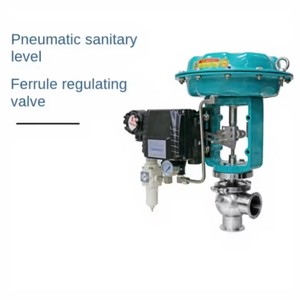 Vanne <span class=keywords><strong>de</strong></span> régulation pneumatique sanitaire en acier inoxydable 304, type à piston, à chargement rapide, à commande proportionnelle du débit, pour vapeur, avec <span class=keywords><strong>soupape</strong></span> <span class=keywords><strong>de</strong></span> <span class=keywords><strong>sécurité</strong></span> - Product Image 4