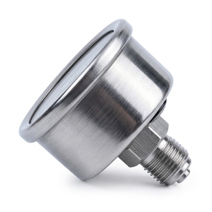 Manomètre à air de haute qualité résistant aux vibrations, 40 mm, 40 bars, entièrement en acier inoxydable - Product Image 4