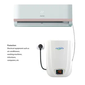 SDW-12KVA 12000VA 220V 110V household wall mounted AC single-phase intelligent voltage regulator 100% copper coil 50/60hz AVR