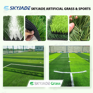 <span class=keywords><strong>Gazon</strong></span> <span class=keywords><strong>synthétique</strong></span> SKYJADE ignifuge, hauteur de pile 50 mm, résistant aux UV, qualité supérieure, 100 % PE, 12000 Dtex, pour patios de jardin et terrains de football - Product Image 2