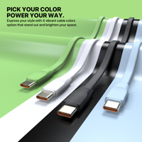 Kabel Data Grosir FANTECH PLT3 Usb-C untuk Ponsel, PVC Pengisian Cepat Anti Kusut, Panjang 1M, Kemasan Barrel, Empat Warna