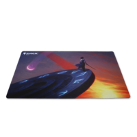 Tapis de souris de bureau en caoutchouc personnalisé 24x14 pouces, style dessin animé, antidérapant, impression par sublimation CMJN, en stock