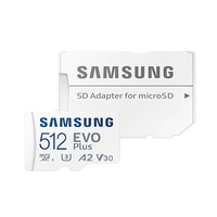 Carte mémoire originale SAMSUNG EVO Plus TF 512 Go 256 Go 128 Go 64 Go A2 U3 V30, carte flash pour téléphone