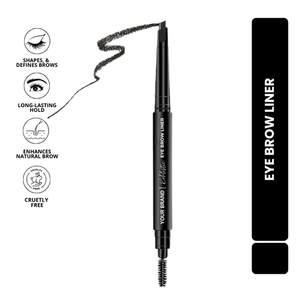 Wholesale Seller Eyebrow <b>Pencil</b> with 2+ Shades Available Trendy Fashion Custom Brand Logo Available Eyebrow <b>Pencil</b> - Product Image 2