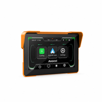 Écran CarPlay sans fil Aoocci pour moto, navigation GPS, caméra embarquée DVR pour moto avec caméra avant et arrière