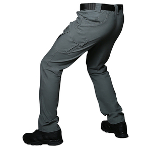 Vêtements Pantalones De Hombre <span class=keywords><strong>Pantalon</strong></span> Tactique Jambe Large Cargo Camo Marron Randonnée Style Noir Charpentier Baggy Travail <span class=keywords><strong>Pantalon</strong></span> Hommes - Product Image 2