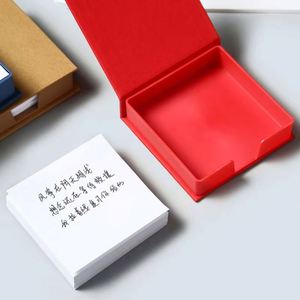<b>Creative</b> Desktop Storage Business Office Convenience Box Must-Have Note Notepad Paper Variety Variety Cover Colors for School - Product Image 4
