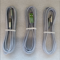 Prix usine usb type c câble en nylon tressé usb c câble de données de charge rapide pour téléphones intelligents