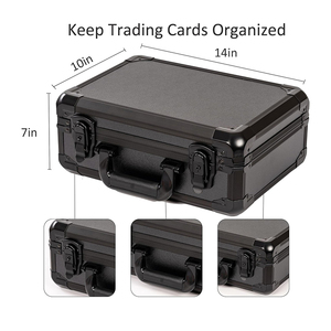 Boîte de rangement pour cartes classées, boîte de rangement pour deck, toploaders, BGS, SGC, CGC, boîtes Boulder, boîte organisateur à ouverture rapide - Product Image 6
