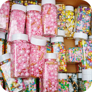 100g de bonbons comestibles pour la décoration de gâteaux arrose <span class=keywords><strong>comestible</strong></span> saupoudrer de perles comestibles - Product Image 3