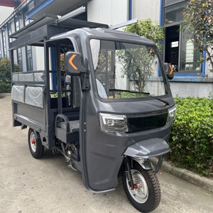 Tricycle électrique solaire pour passagers, panneau solaire 720W, batterie LiFePO4 64V 78Ah, moteur 1500W, Tuk Tuk pour le Panama - Product Image 1