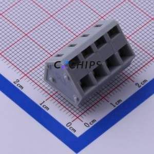 KF243A-5.0-4P Spring Terminal Block Through hole Component (THT),P=5mm Connector 5mm 4P 4 17A - Product Image 1