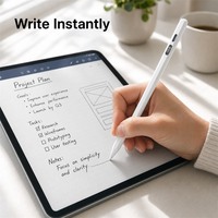 Lápiz Óptico Activo Universal para iPad, Android, Windows, Sin Emparejamiento Bluetooth, Fijación Magnética, Recargable, Venta al Por Mayor de Fábrica