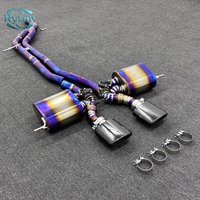 Système d'échappement Rytan Valved ou Valvetronic en titane Catback pour Porsche Cayenne E3 TURBO 2021 GT V8 4.0 sans embout