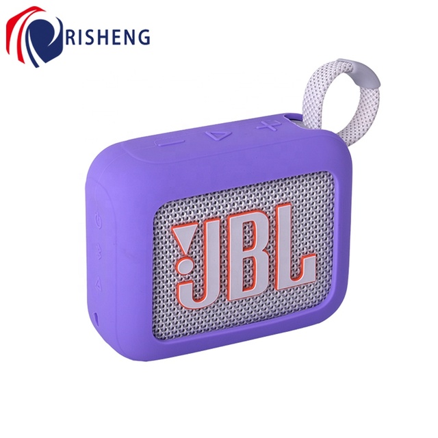 Waterproof Silicone Speaker Case for J.BL GO4 Speaker Soft Silicone Protective Cover Case Hard Storage Travel Protective Bag