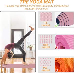 Kit de démarrage de yoga - Ensemble de 11 pièces avec blocs de yoga, sangle, ballon, tapis, sangle de transport, sac en filet, serviette rafraîchissante - Product Image 3