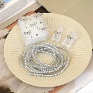 Étui souple transparent avec paillettes de fleurs de papillon pour <span class=keywords><strong>iPhone</strong></span>, câble de données USB à charge rapide 20W, étui de protection, organisateur <span class=keywords><strong>enrouleur</strong></span> - Product Image 6