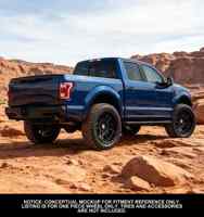 S3-00033 18-24 Llantas de Aluminio Forjado Personalizadas con Acabado Negro Brillante, Borde Mecanizado, Diseño Deep Dish, Estándar DOT para F150 Raptor