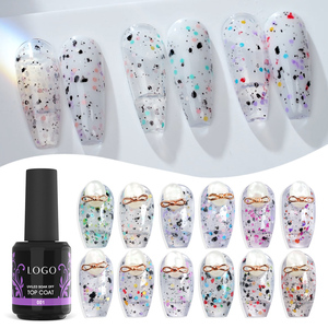 MissGel 15ml Top Coat UV Haute Brillance à Marque Privée, Brillance Longue Durée, Super Cristal, Top Coat Gel Sans Essuyage pour Ongles - Product Image 1