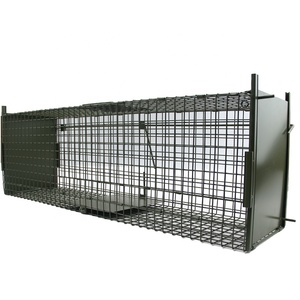 Hailc — Cage pliable en acier, piège à animaux, grand raton laveur, petits chiens, Style professionnel - Product Image 5