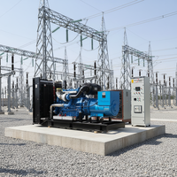 Générateur diesel de secours personnalisé 80 kW 120 kW 500 kW 600 kVA 400 V/380 V à châssis ouvert Baudouin 4M 6M super silencieux avec ATS