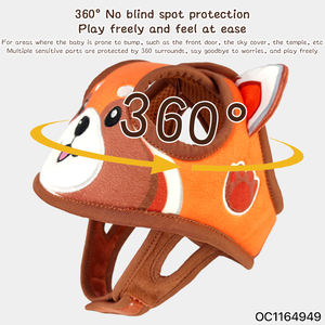 Ours de dessin animé en coton marchant apprendre <span class=keywords><strong>casque</strong></span> de sécurité <span class=keywords><strong>Anti</strong></span>-Collision protection de la tête d'automne bébé produits écologiques pour les tout-petits - Product Image 3