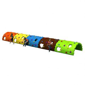 Muro de Escalada de Plástico de Tres Paneles para Niños, para Jardín Pequeño - Product Image 3