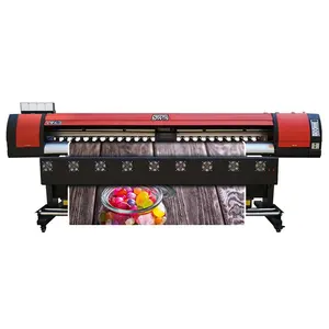 Máquina de impresión flexible de banner digital, impresora ecosolvente de gran formato, el mejor precio de producción profesional de china, 2,5 M/1,8 M/3,2 M