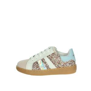Zapatillas Balducci para Niña LYNN1005 Blancas con Brillantina Plateada, Estilo Deportivo - Product Image 1
