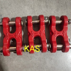 ตัวเชื่อมโซ่แบบ H ของ Kai Ansheng แบบวงแหวนคู่ 40cr เคลือบสีแดง สำหรับยกของ - Product Image 2